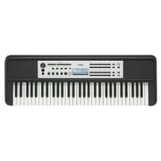 Yamaha YPT-380 Touch Sensitive Keys Portable Keyboard for Beginners with Music Rest, Power Adapter