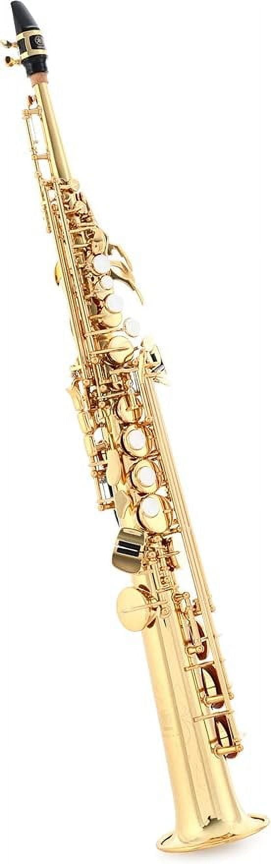 Yamaha YSS475II Intermediate Soprano Saxophone Gold Lacquer