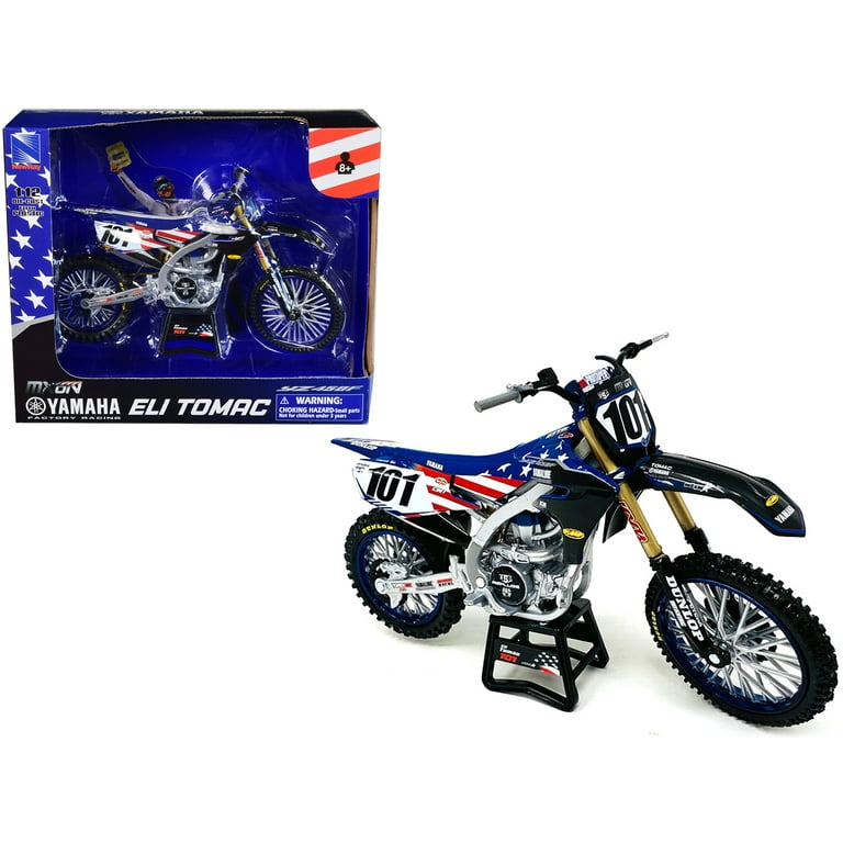 廃盤　ニューレイ　1/6　ヤマハ　バイク　YZ450F　模型　ミニチュア　リアル Yamaha YZ450F Dirt Bike 1:6 Scale Supercross Motocross Motorcycle