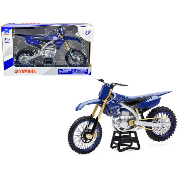 Yamaha YZ450F Dirt Bike Motorcycle Blue and Black 1/6 Die cast Model by New Ray