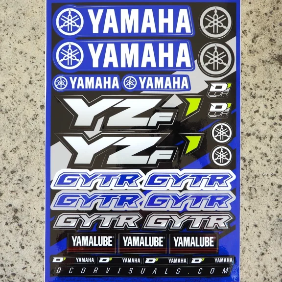 Yamaha YZ50 YZ60 YZ65 YZ80 YZ85 YZ100 YZ125 YZ175 YZ250 STICKERS DECALS GRAPHICS