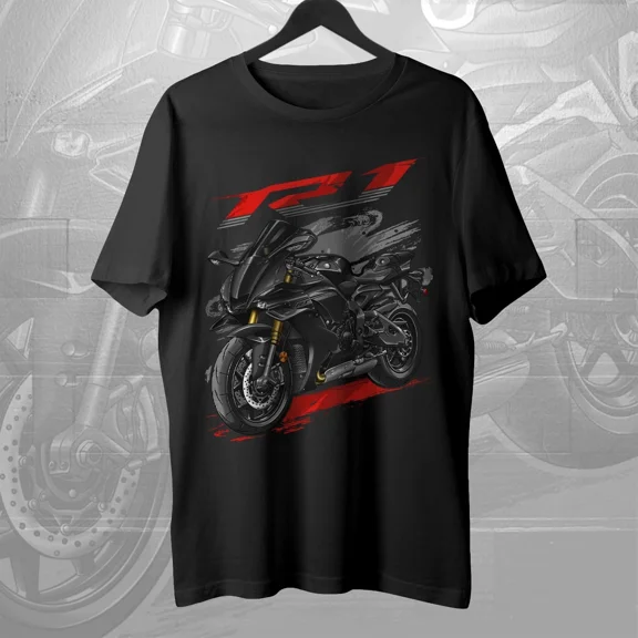Yamaha YZF-R1 2025 Motorcycle T-Shirt for Sportbike Riders