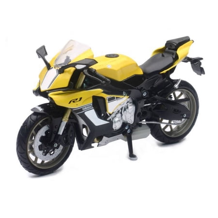 Yamaha YZF-R1, Yellow - New Ray 57803B - 1/12 scale Model Toy Motorcycle