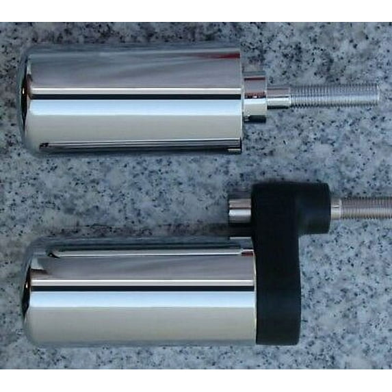 Yamaha YZF R6 03-05 & R6S 06-09 CHROME FRAME SLIDERS