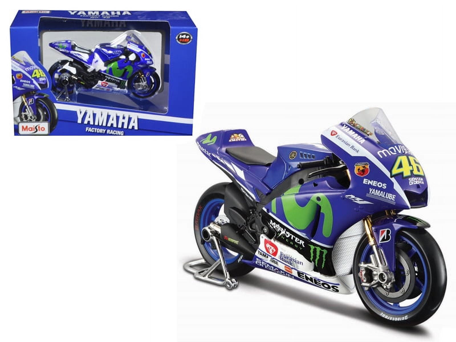 Yamaha YZR-M1 #46 2015 Moto GP Valentino Rossi Motorcycle Model 1