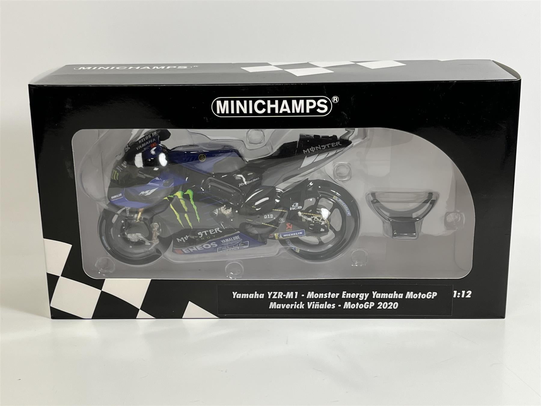 1/12 MINICHANPS YAMAHA YZR-M1 1:12 2020 #46 Valentino Rossi Sepang