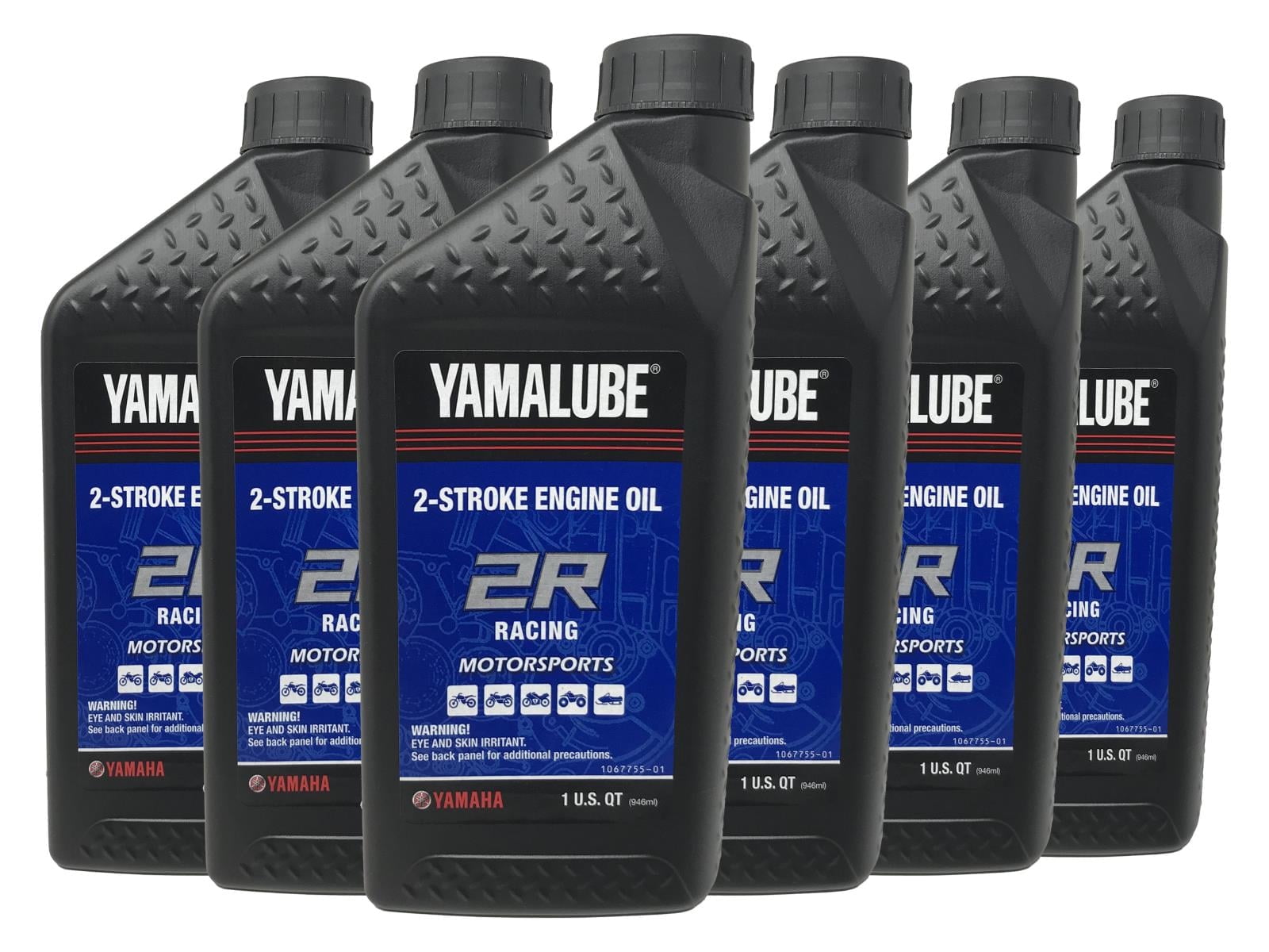 Yamaha Yamalube 2R Racing 2-Stroke Engine Oil 6 qt ("Pack"6)