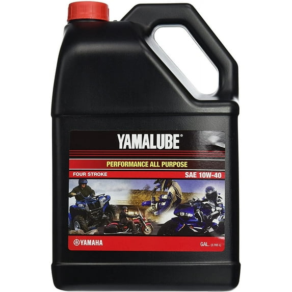 Yamaha Yamalube All Purpose Motorcycle Oil 10W-40, 1 gal