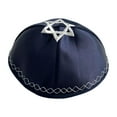 thumbnail image 1 of Yamaka Hat Kippah Cap Skull Cap Lightweight Polyester Material for Adult Men Celebrations and Parties, 1 of 9