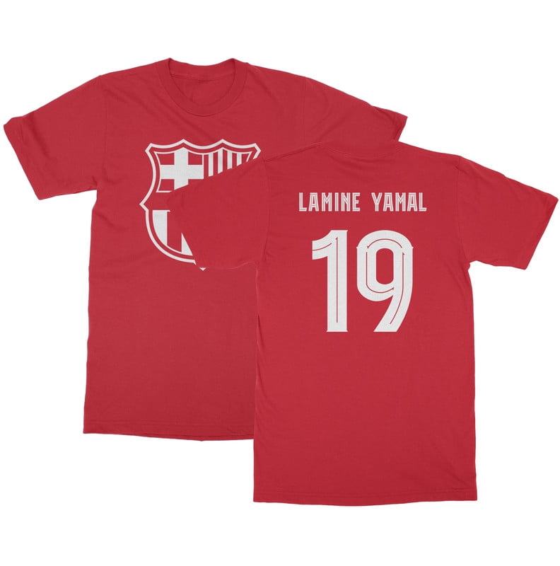Yamal 19 Jersey Style Barcelona Soccer Inspired Fans Unisex