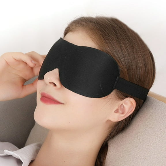 Yamaler Sleep Eye Mask for Men Women, 3D Contoured Cup Sleeping Mask,Pressure Resistant Eye Cover 3D Polyester Meditation Yoga Sleeping Blindfold