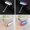 thumbnail image 1 of Yamaler Stainless Steel Tongue Stud Tongue Rings, 1 of 8