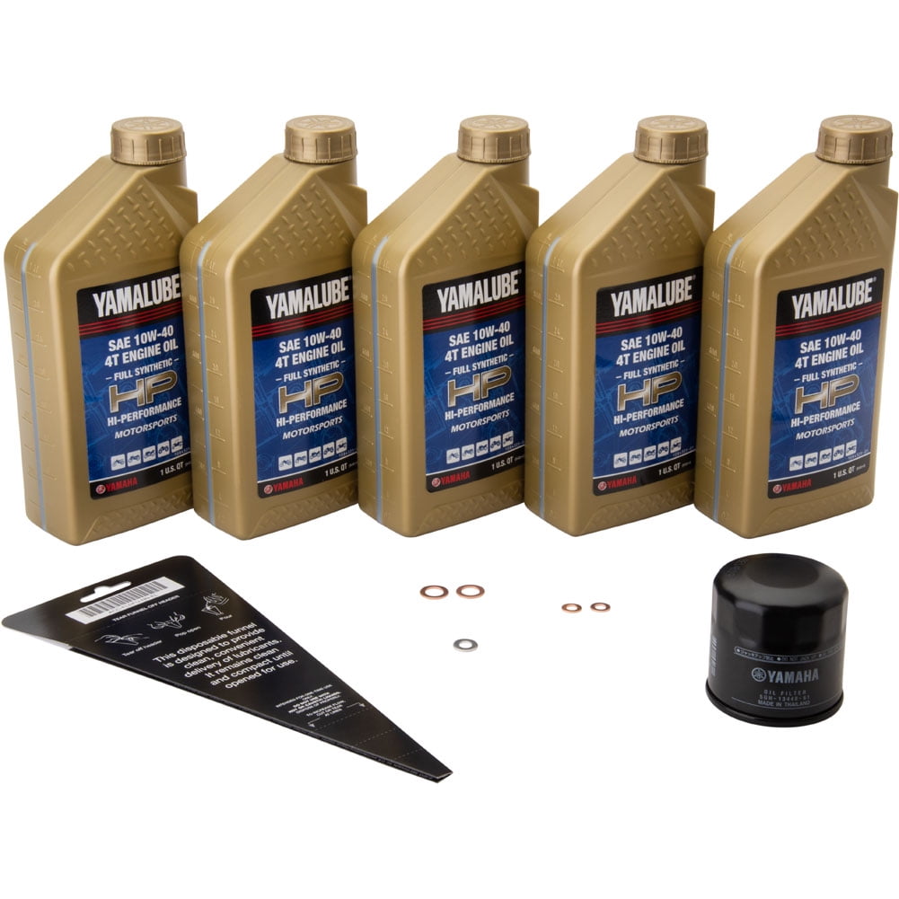 Yamalube Oil Change Kit 10W40 For Yamaha Wolverine RMAX 4 1000 XTR