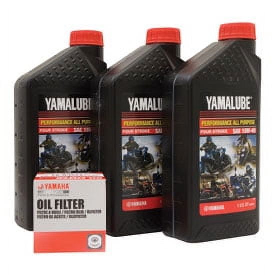 Yamalube Oil Change Kit 10W-40 for Yamaha BRUIN 350 4x4 2004-2006