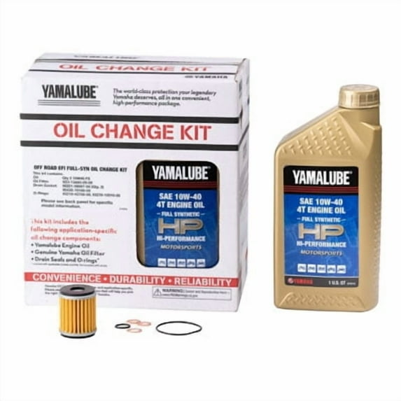 Yamalube Synthetic Oil Change Kit 10W-40 For Yamaha YZ250F Monster Energy Yamaha Racing Edition 2023