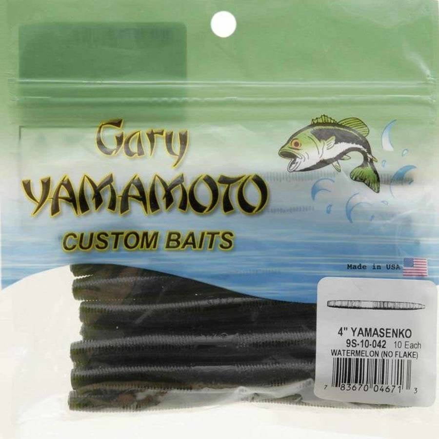 4 packs gary yamamoto senko 3 yamasenko 10 pr pk 9b-10-355 green