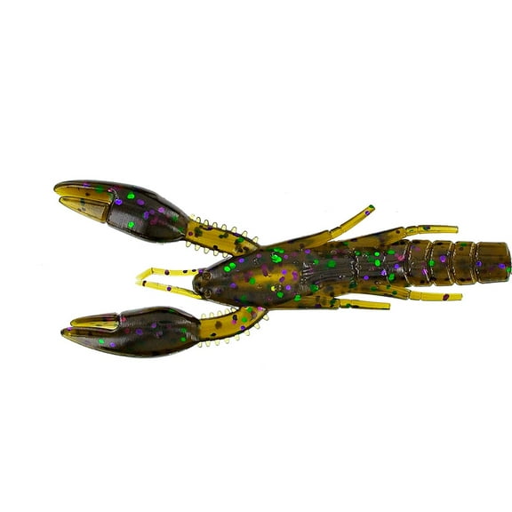 Yamamoto 3K-05-301 PsychoDad Crawdad Bait 4" 5 Per Pack Green