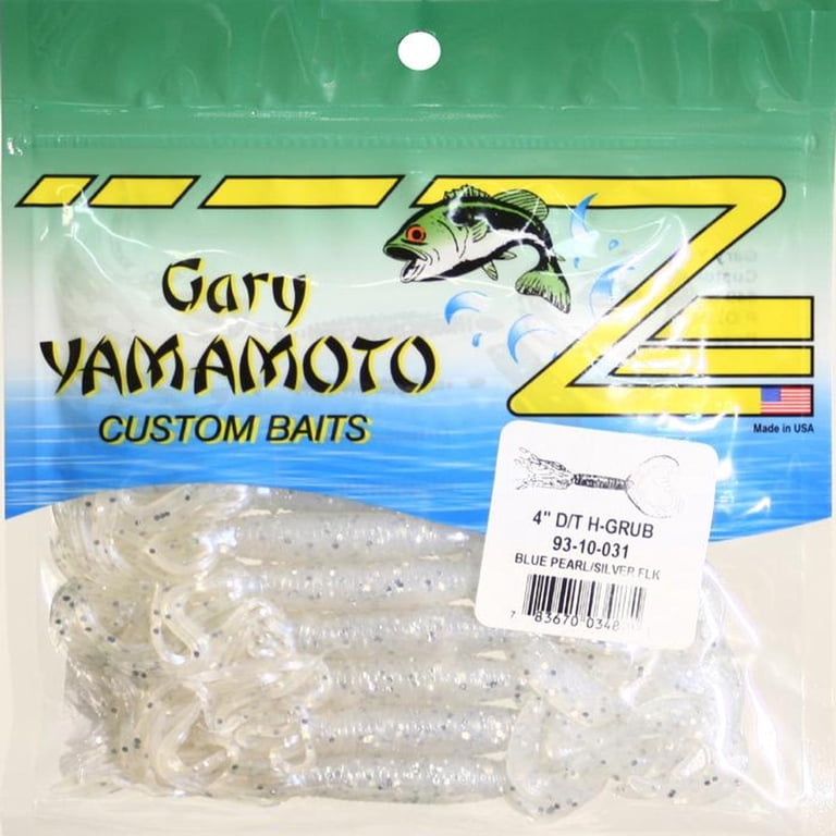 Hula Grub Gary Yamamoto 4 Pouces - 2 Paquets De 10 - Leurres Souples Pêche