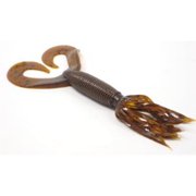 Yamamoto DT Hula Grub&reg; 5" Dk Pumpkin/Blk