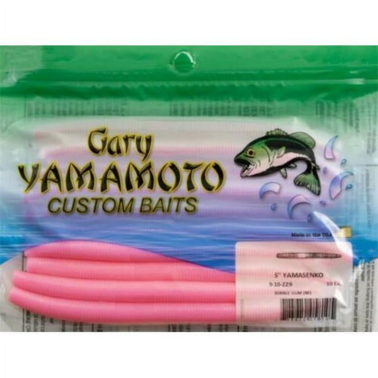 Yamamoto Baits Senko 5in Worm, 10 Pack, Bubblegum 