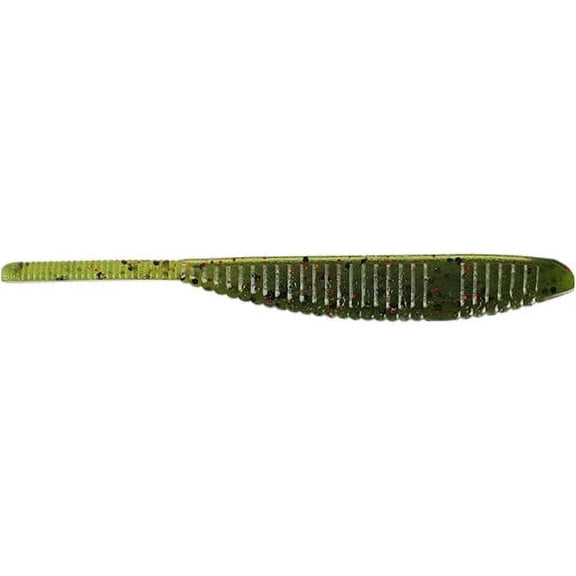 Gary Yamamoto YAM-68M-08-208  Shad Shape Worm Watermelon 5in Lures (8 Pack)