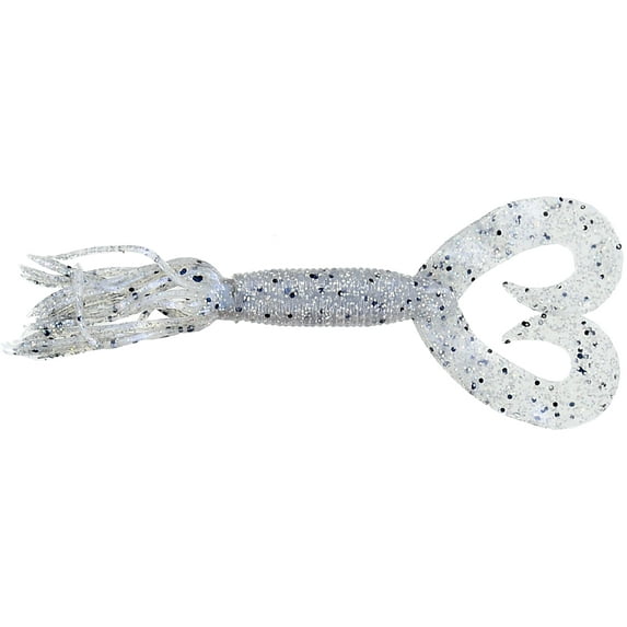 Yamamoto 5" Double Tail Hula Grub Blu Pearl/Blk&Hologrm