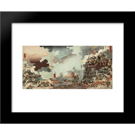 Yamamoto Kansuke 20x24 Framed Art Print by Utagawa Kuniyoshi
