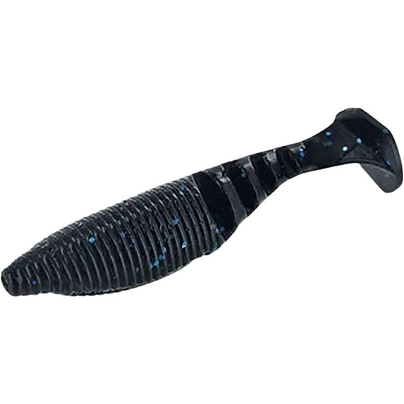 Yamamoto Kickin' Zako 4'' Black w/Large Blue 6pk