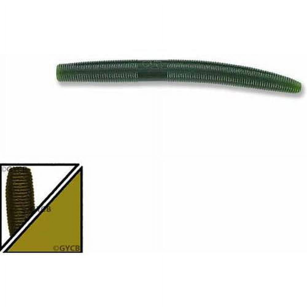 Yamamoto 910042 Senko Worm Bass Lure, 5", 10pk, Classic Watermelon