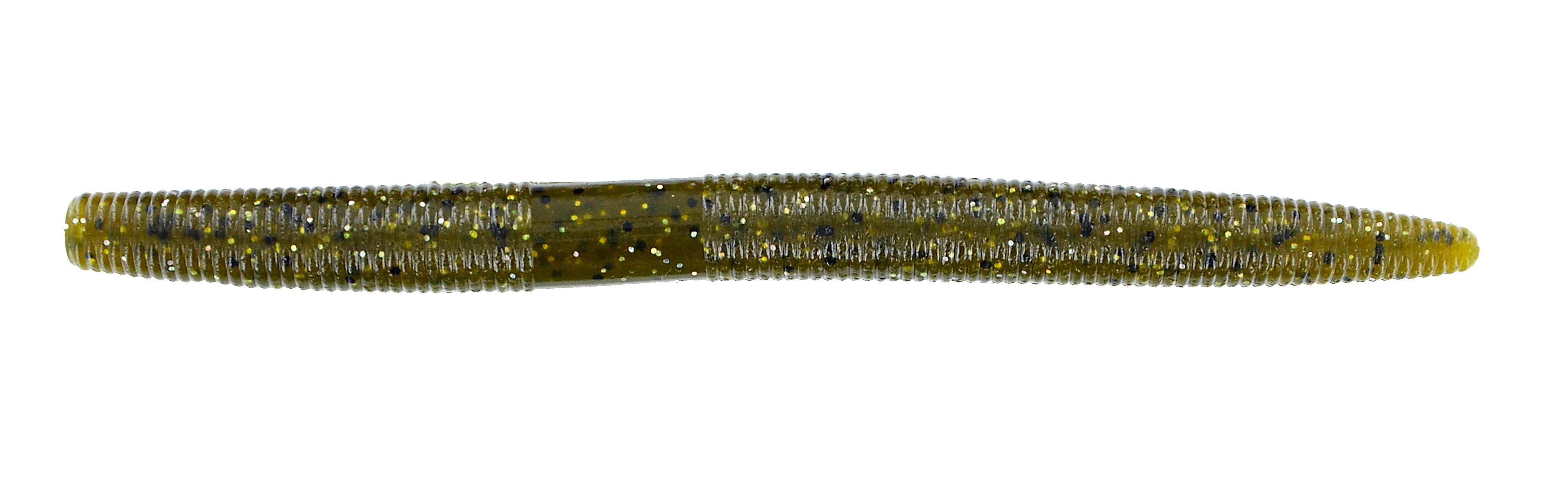 Yamamoto Senko Style Fishing Bait, 5 inch, Green Pumpkin Magic, YAM-9-07-355W