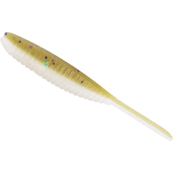 Yamamoto Shad Shape Worm LtGP/LrgGrPrpFlk/ClrBel Lam