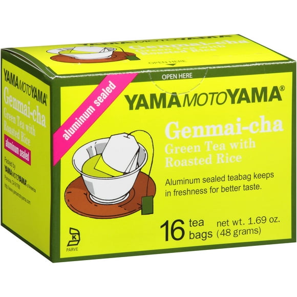 Yamamotoyama Green Tea with Roasted Brown Rice, 16 ea