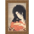 thumbnail image 1 of Yamanba and kintaro sakazuki 24x18 Gold Ornate Wood Framed Canvas Art by Kitagawa Utamaro, 1 of 2