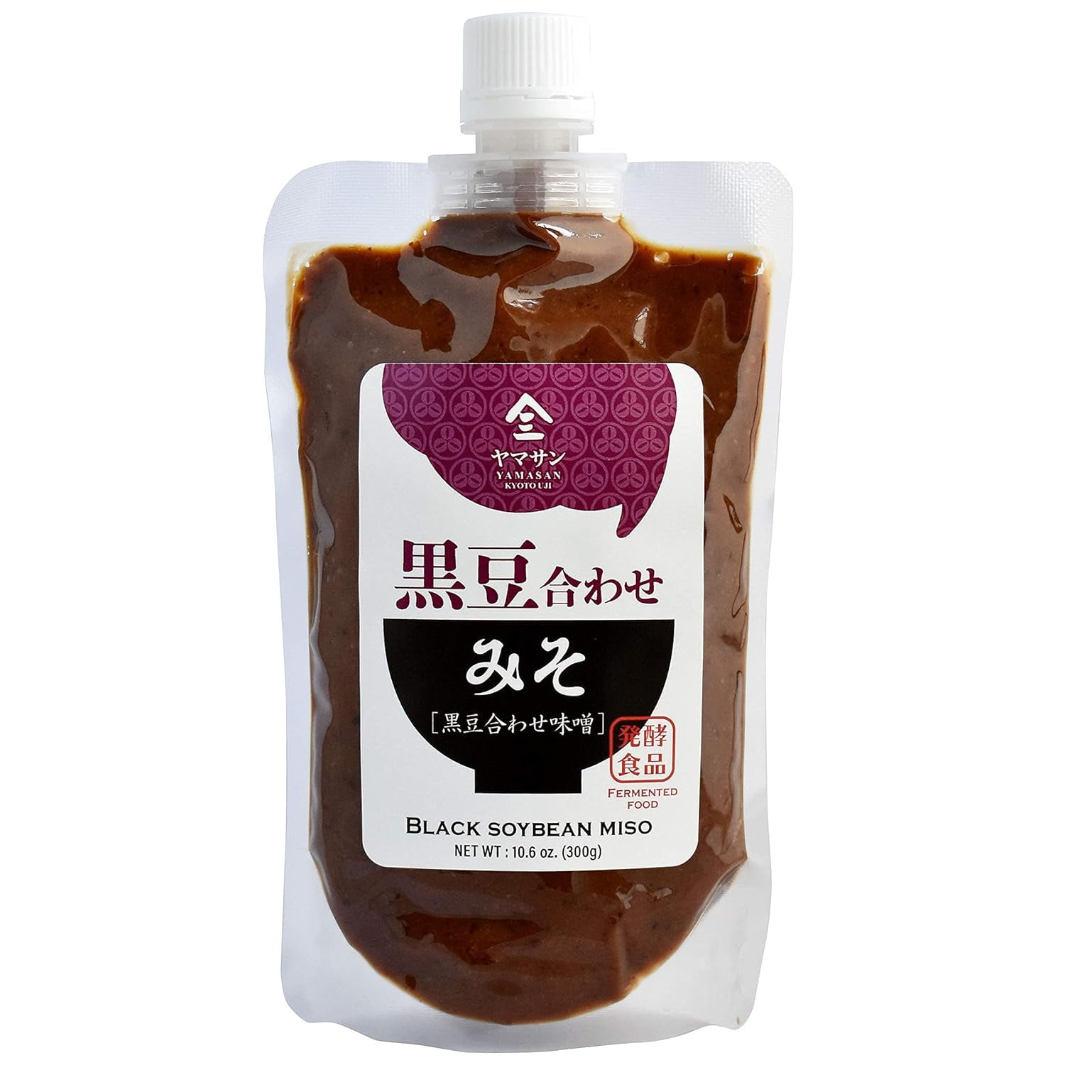 Yamasan Black Soybean Awase Miso Paste from Kyoto, Non-GMO, No MSG