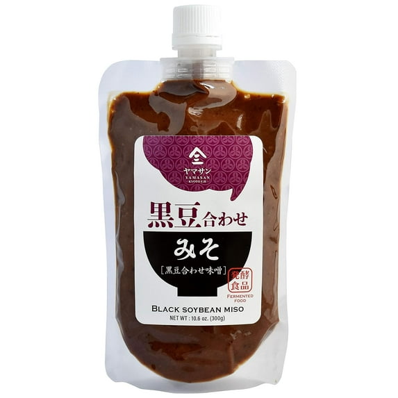 Yamasan Black Soybean Awase Miso Paste from Kyoto, Non-GMO, No MSG, 10.58oz