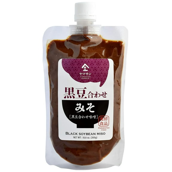 Yamasan Black Soybean Awase Miso Paste from Kyoto, Non-GMO, No MSG, 10.58oz