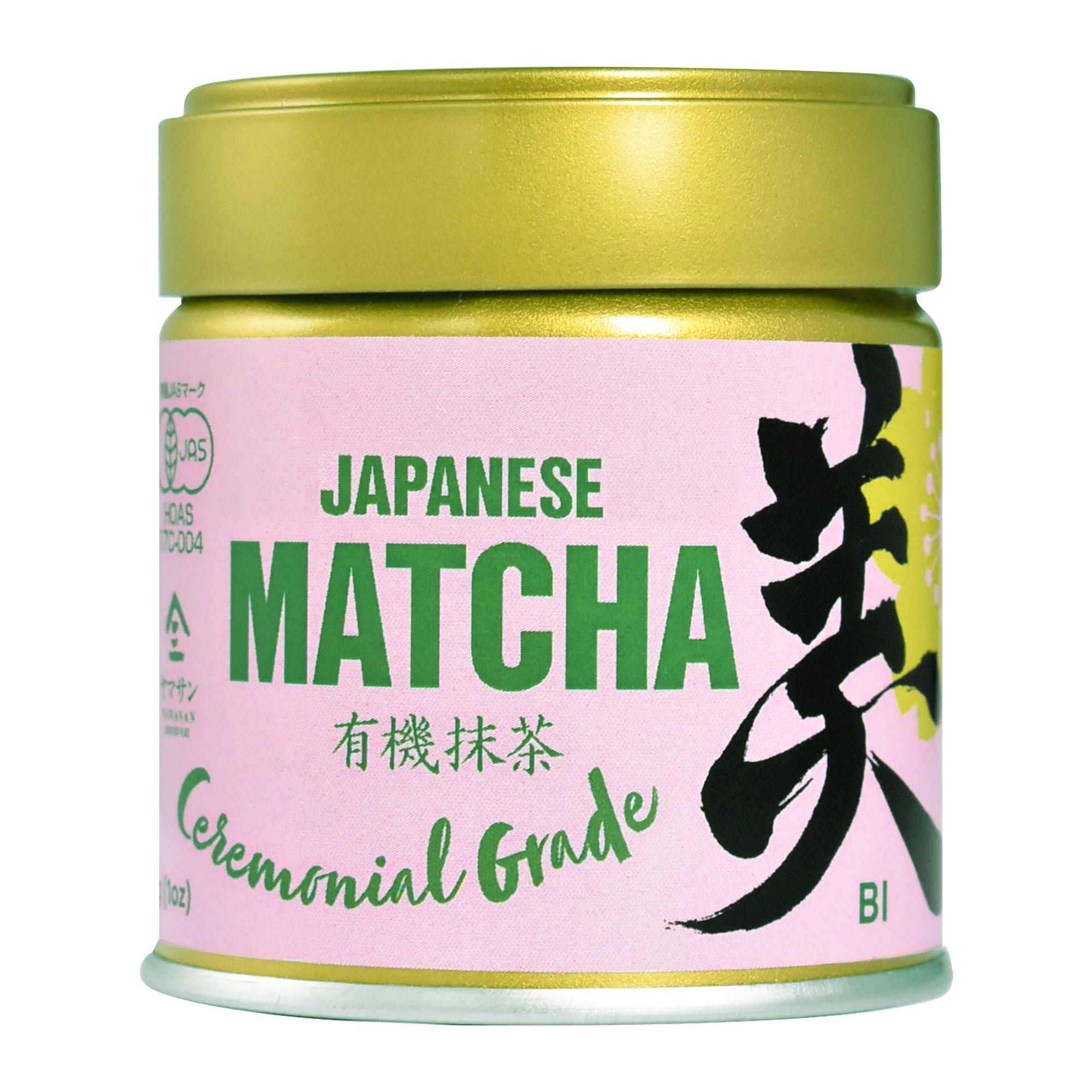 Yamasan Organic Japanese Ceremonial Grade Matcha Green Tea Powder, Authentic from Uji Kyoto, 30g