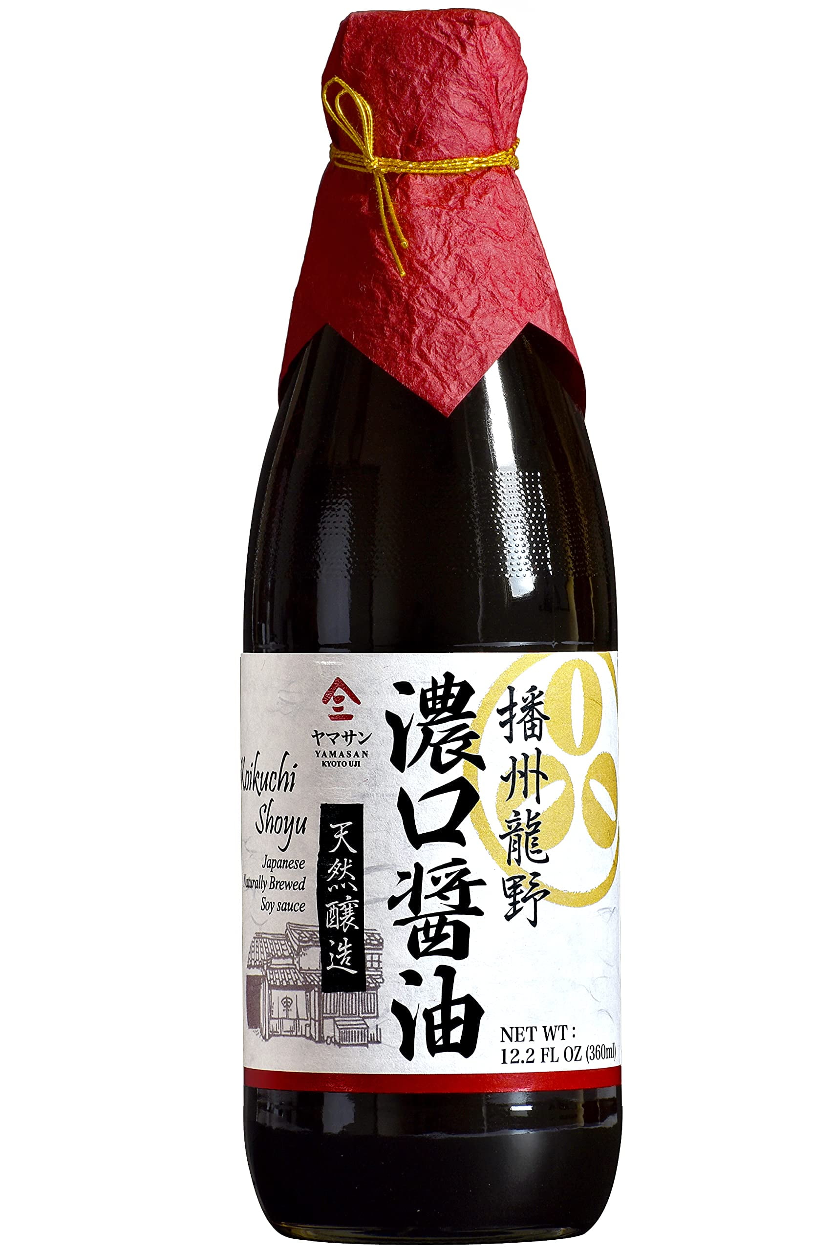 Yamasan Premium Japanese Soy Sauce, Classic 500 Days Aged, 12.2 fl oz.