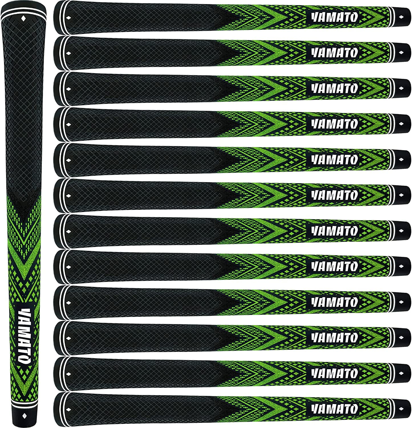 Yamato High-Performance Golf Grips, 13 Pack, Midsize/Standardsize, Soft Rubber Material