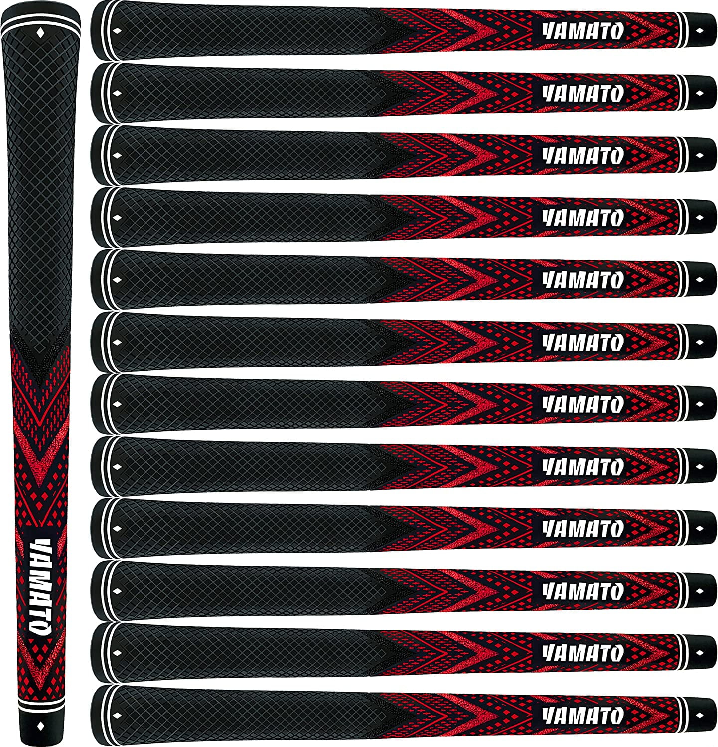 Yamato Innovative Golf Grips 13 Pack Midsize/Standardsize Golf Club Grips, All-Weather Firm Control And High Performance Grips Provides Superior Comfort And Responsiveness