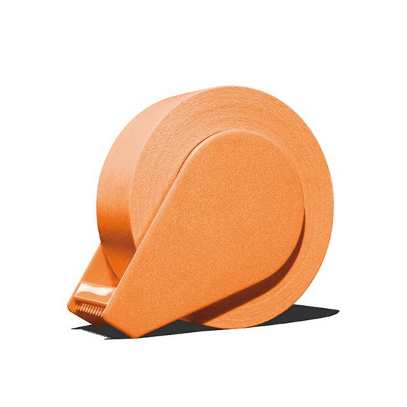 Yamato TapenFusen Pocket Size Sticky Note Dispenser: 3/5 in. x 33 ft. (Fluorescent Orange)