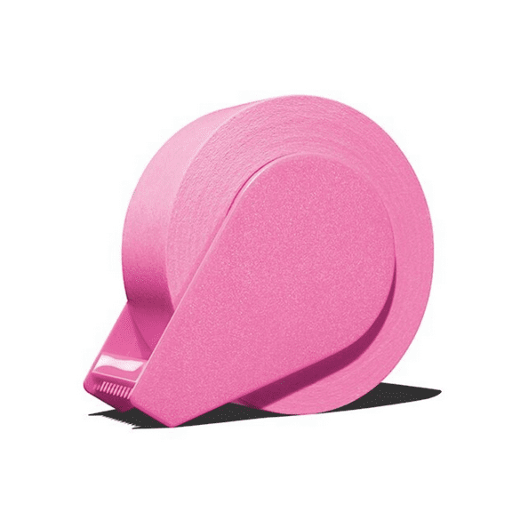 Yamato TapenFusen Pocket Size Sticky Note Dispenser: 3/5 in. x 33 ft. (Fluorescent Rose)