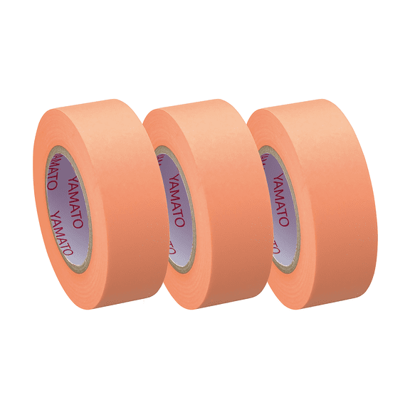 Yamato TapenFusen Pocket Size Sticky Note Refills: with 0.6 in. x 33 ft. roll / 3-pack (Fluorescent Orange)