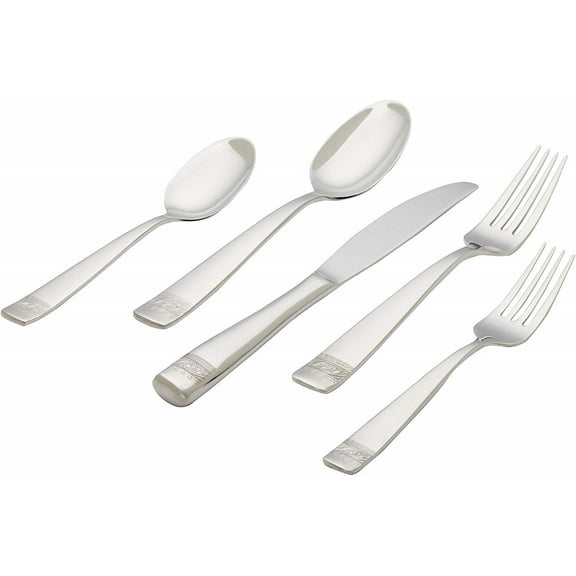 Yamazaki Crestwood 5-piece Place Setting Flatware Set 18/8 Stainless Steel