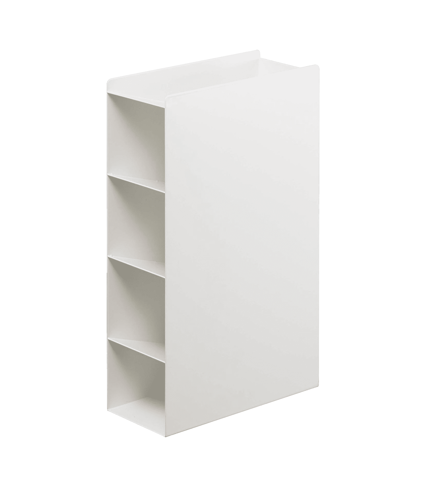 White Steel 4-Tier Food Wrap Stand