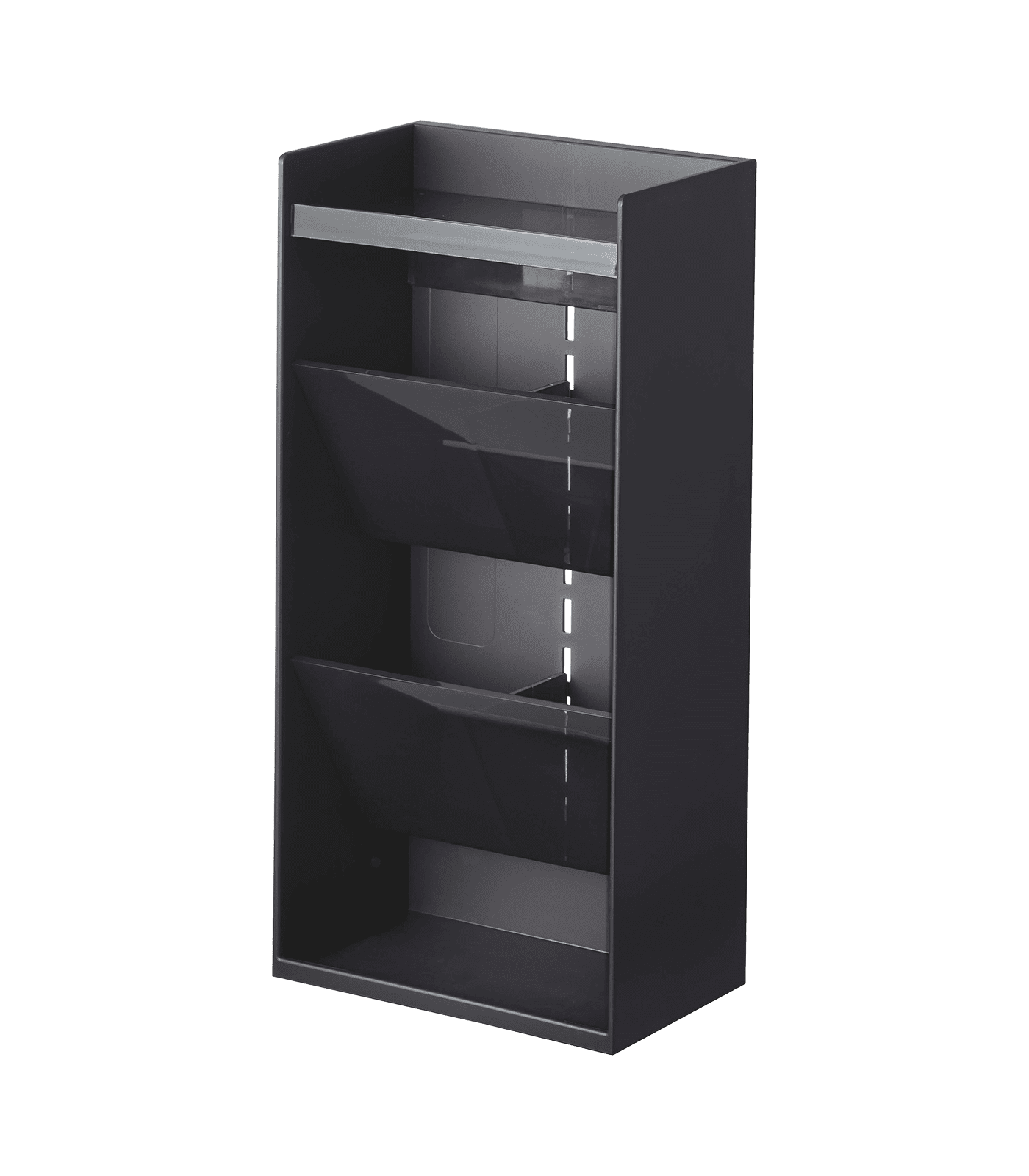 Black Adjustable Plastic Jewelry and Accessory Organizer
