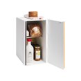 thumbnail image 1 of Yamazaki Home Tosca Bread Box Keeper Holder Container, Metal Bread Holder Saver, Slim Space Saving Counter Storage - Vertical - Steel + Wood, 1 of 8