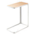 thumbnail image 1 of Yamazaki Home C Side Table, White, Steel, Supports 22 pounds, No Assembly, 1 of 4