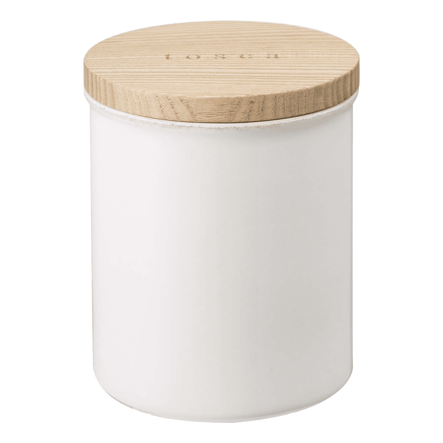 White Ceramic BPA-Free Scandinavian Canister Set