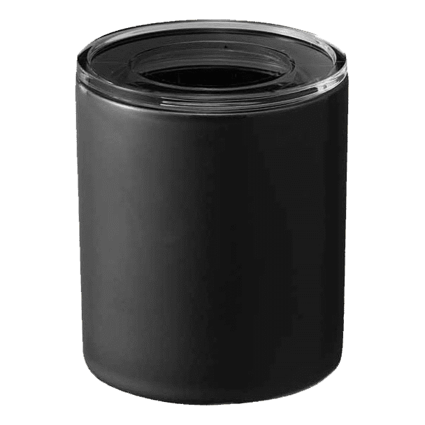 Large Black Ceramic Food Storage Container with Airtight Lid